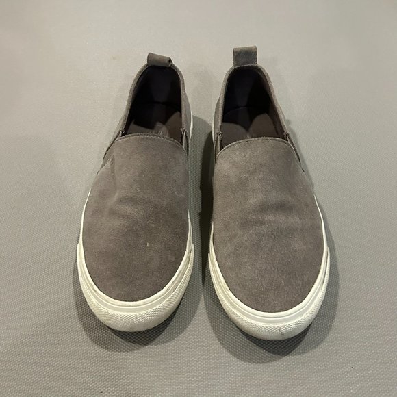 GAP Suede Grey Slip Ons | Size 7 - Picture 4 of 7